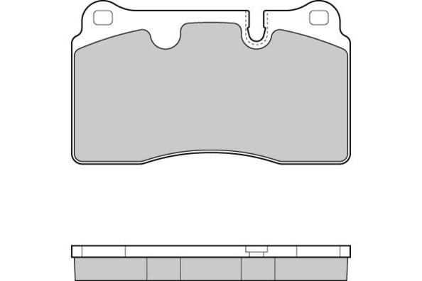 E.T.F. Комплект тормозных колодок, дисковый тормоз 12-1288