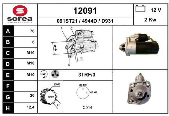 EAI Starteris 12091