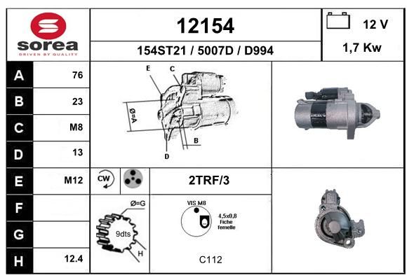 EAI Starteris 12154