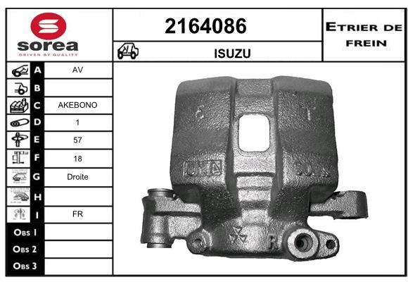 EAI Bremžu suports 2164086