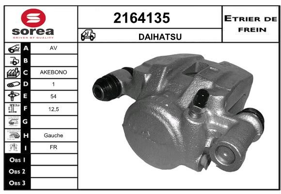 EAI Bremžu suports 2164135