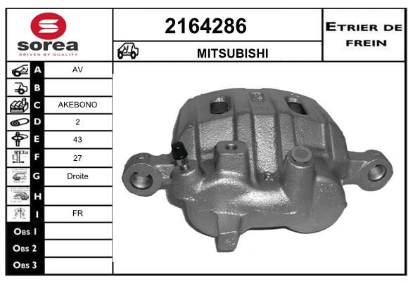 EAI Bremžu suports 2164286