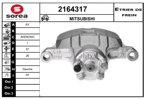 EAI Bremžu suports 2164317