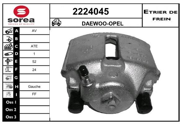 EAI Bremžu suports 2224045