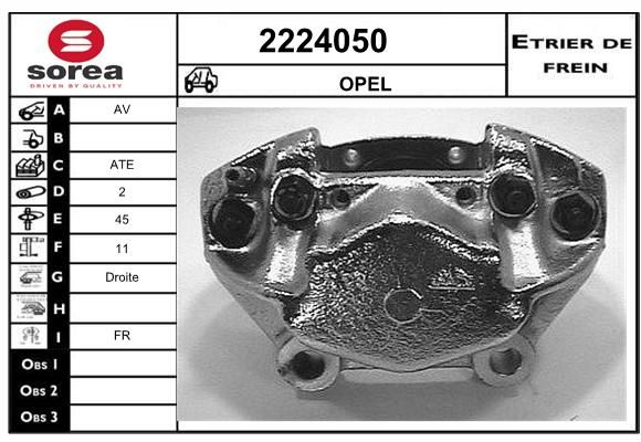 EAI Bremžu suports 2224050