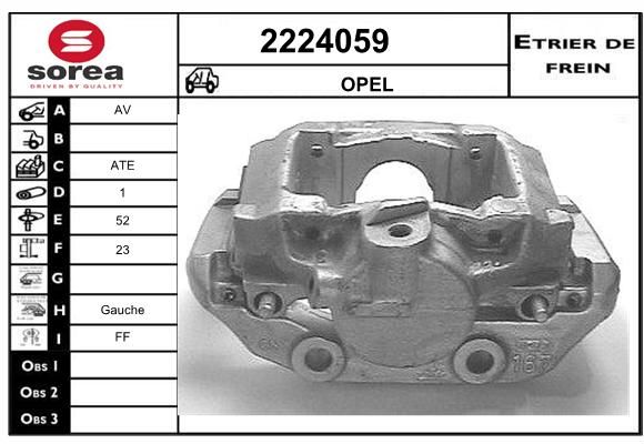 EAI Bremžu suports 2224059