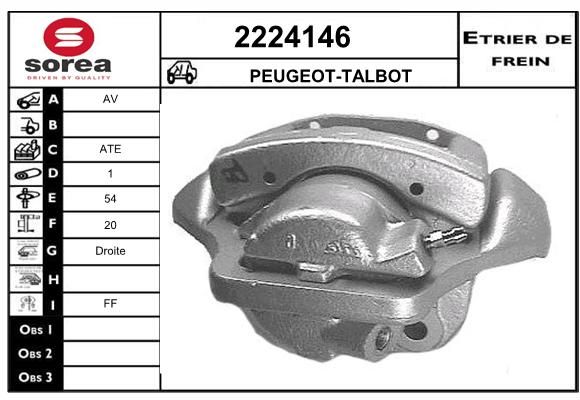 EAI Bremžu suports 2224146