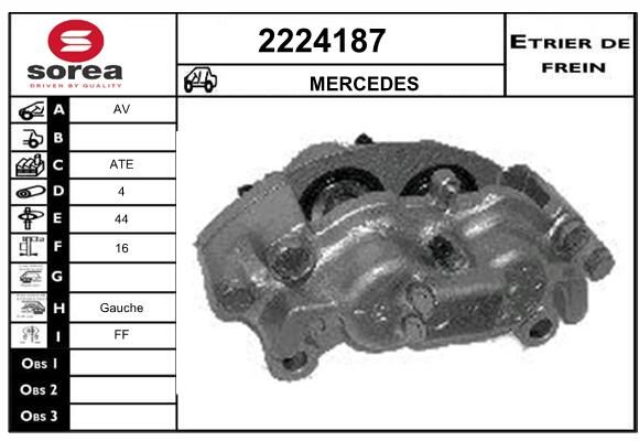 EAI Bremžu suports 2224187