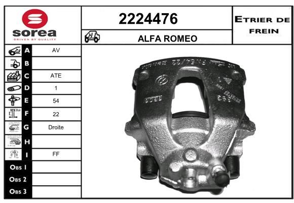 EAI Bremžu suports 2224476