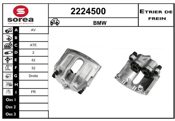 EAI Bremžu suports 2224500