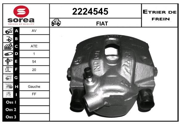 EAI Bremžu suports 2224545