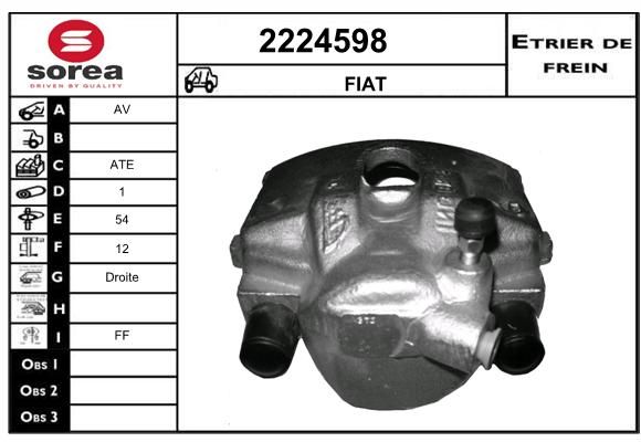 EAI Bremžu suports 2224598