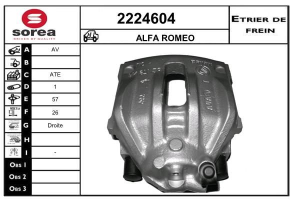 EAI Bremžu suports 2224604