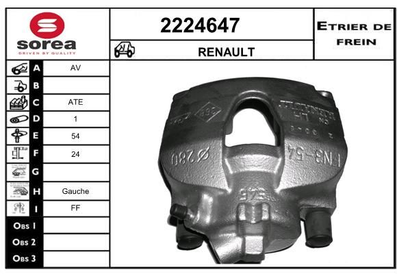 EAI Bremžu suports 2224647