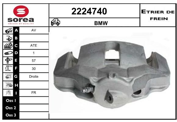 EAI Bremžu suports 2224740