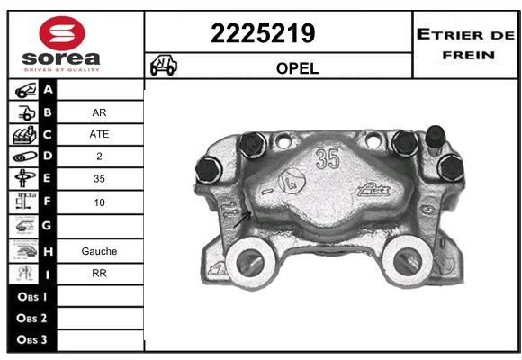 EAI Bremžu suports 2225219