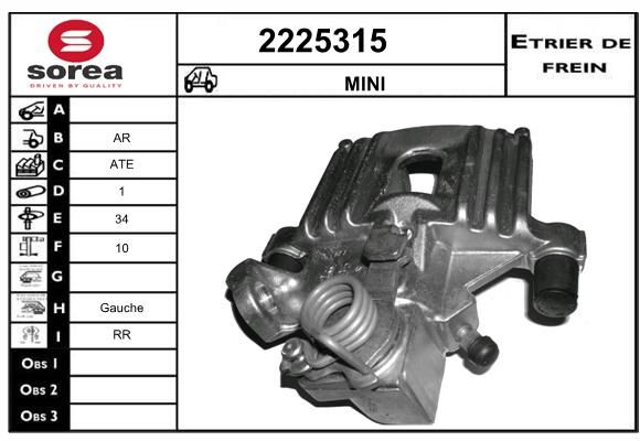 EAI Bremžu suports 2225315