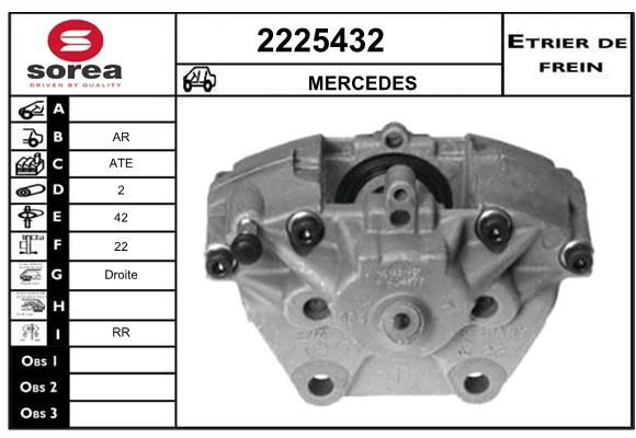 EAI Bremžu suports 2225432