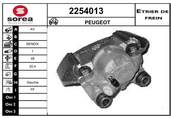 EAI Bremžu suports 2254013