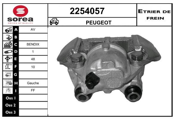 EAI Bremžu suports 2254057