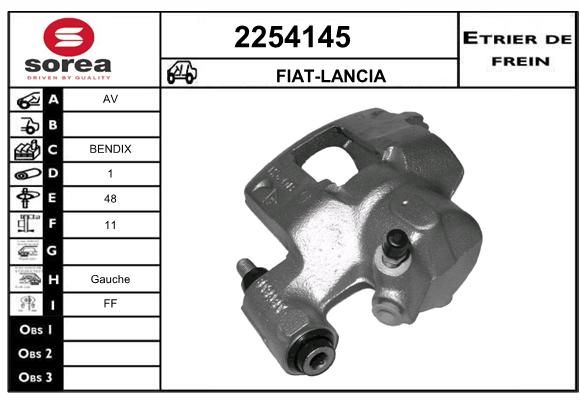 EAI Bremžu suports 2254145