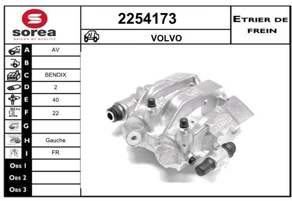 EAI Bremžu suports 2254173