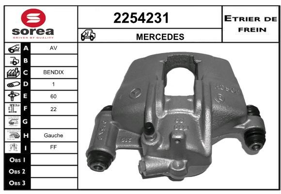 EAI Bremžu suports 2254231