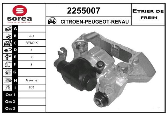 EAI Bremžu suports 2255007