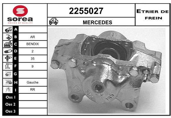 EAI Bremžu suports 2255027