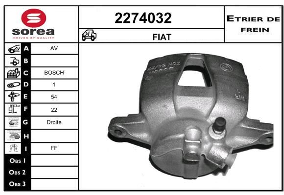 EAI Bremžu suports 2274032