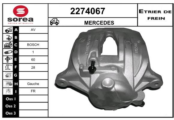 EAI Bremžu suports 2274067