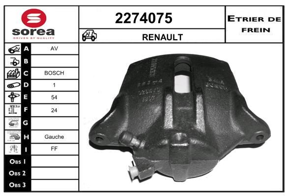 EAI Bremžu suports 2274075