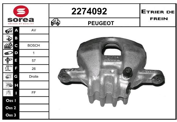 EAI Bremžu suports 2274092