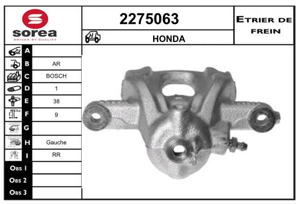 EAI Bremžu suports 2275063