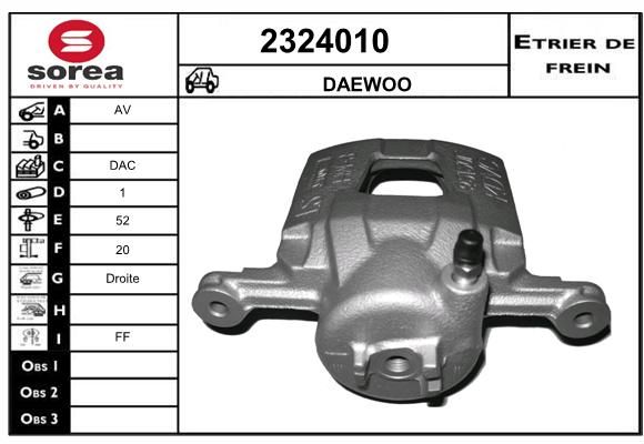 EAI Bremžu suports 2324010