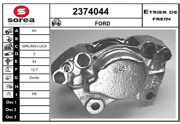 EAI Bremžu suports 2374044