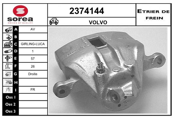 EAI Bremžu suports 2374144