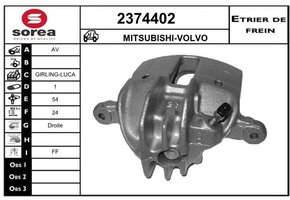 EAI Bremžu suports 2374402