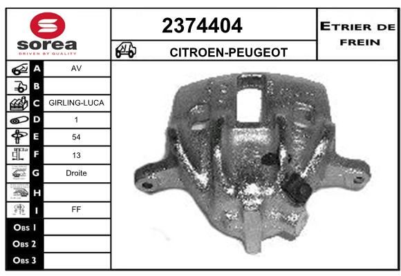 EAI Bremžu suports 2374404