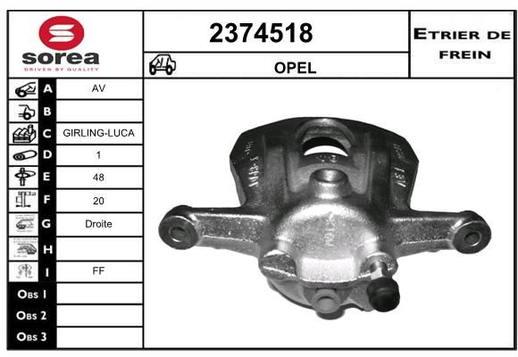 EAI Bremžu suports 2374518