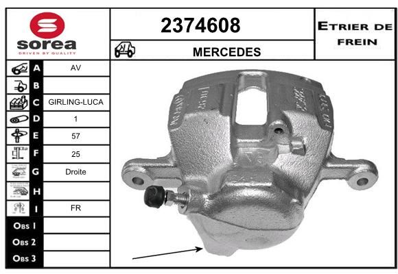 EAI Bremžu suports 2374608