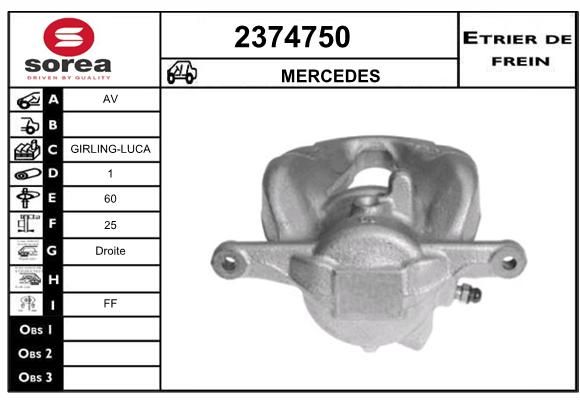 EAI Bremžu suports 2374750