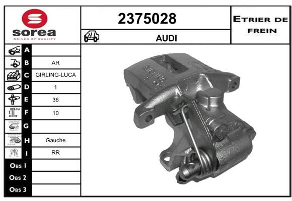 EAI Bremžu suports 2375028