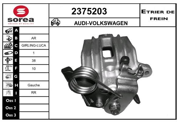 EAI Bremžu suports 2375203