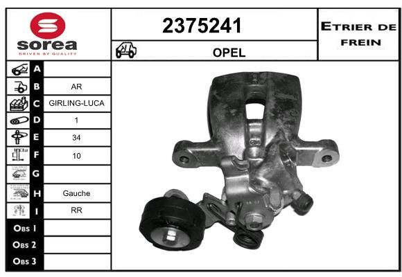 EAI Bremžu suports 2375241