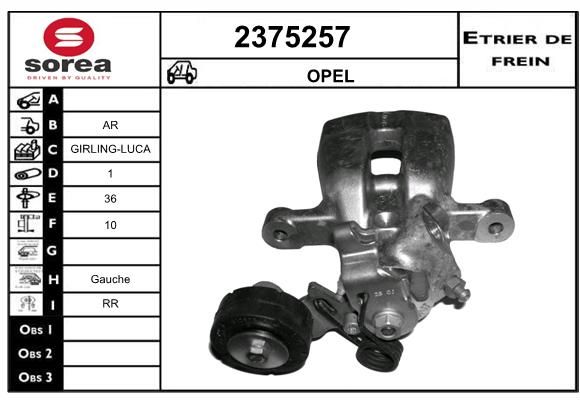 EAI Bremžu suports 2375257