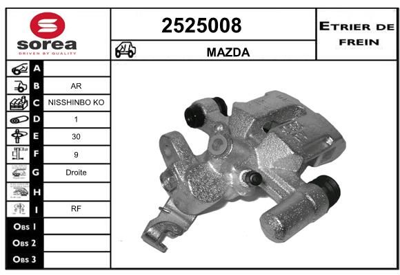 EAI Bremžu suports 2525008