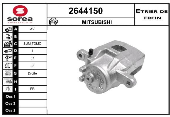 EAI Bremžu suports 2644150