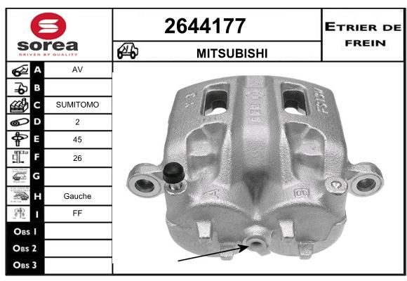 EAI Bremžu suports 2644177