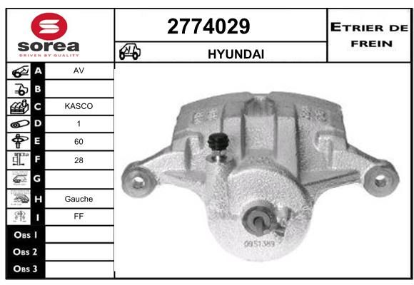 EAI Bremžu suports 2774029